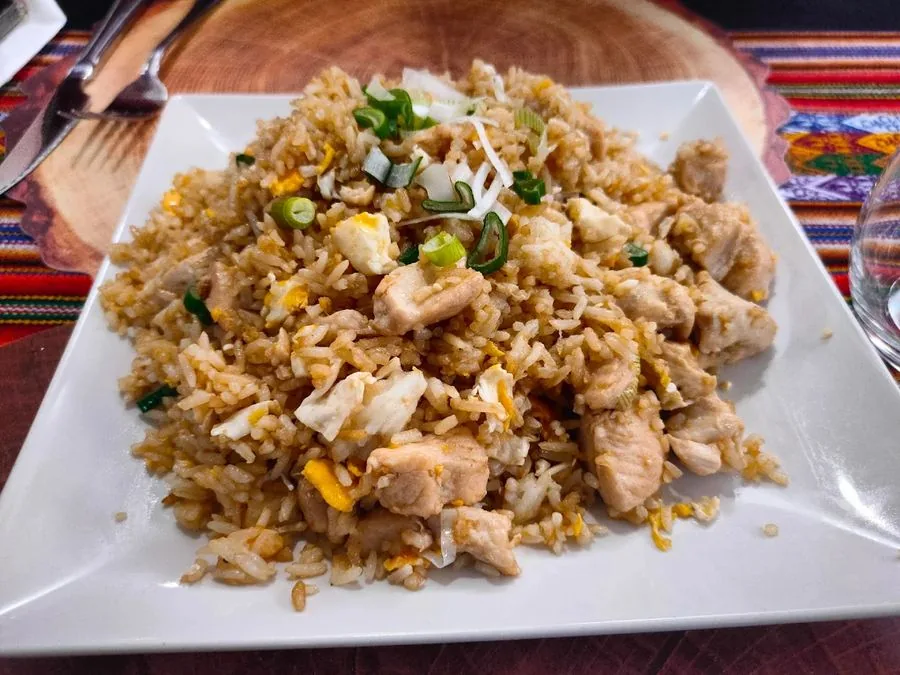 Arroz con mariscos Quechua